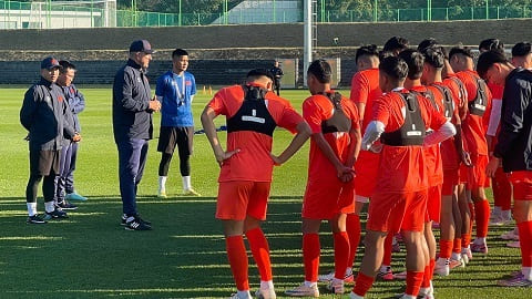 U17 Việt Nam khép lại chuyến tập huấn ở Hàn Quốc bằng trận giao hữu vào chiều nay